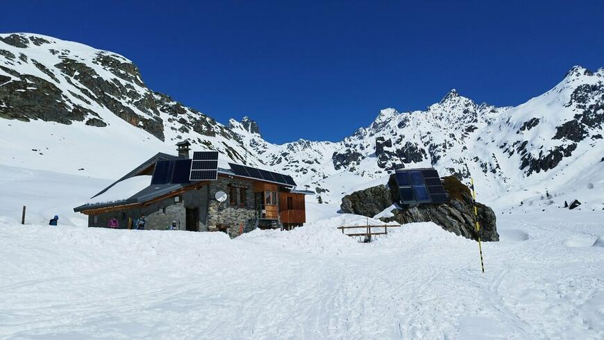 Le refuge du Ruitor. Le refuge du Ruitor.