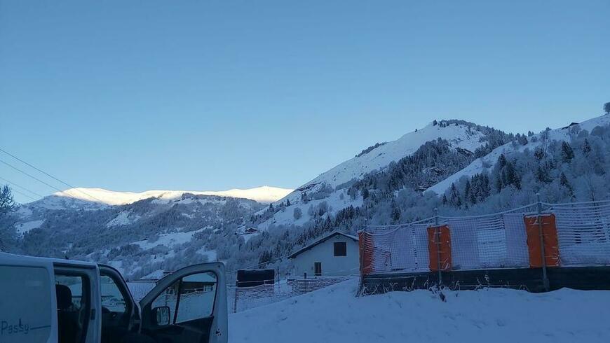 Matinée froid à Hauteluce. Photo: Linda Matinée froid à Hauteluce. Photo: Linda