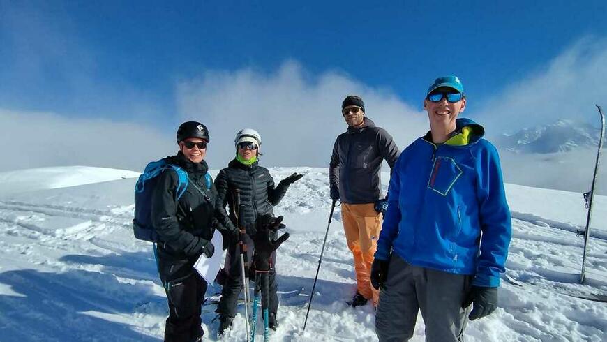 Beau temps au sommet du Petit Croisse Baulet Beau temps au sommet du Petit Croisse Baulet
